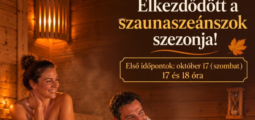Szauna szeánszok - 2026. október
